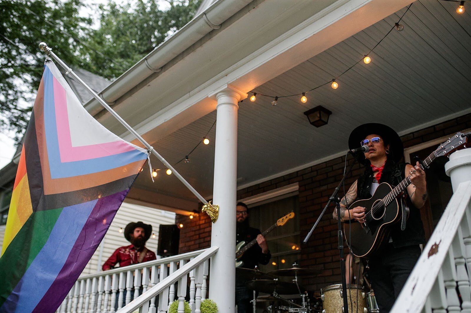 Live music was played by local bands during Porch Fest on Friday, July 15, 2022. (Jenifer Veloso | Flintside)