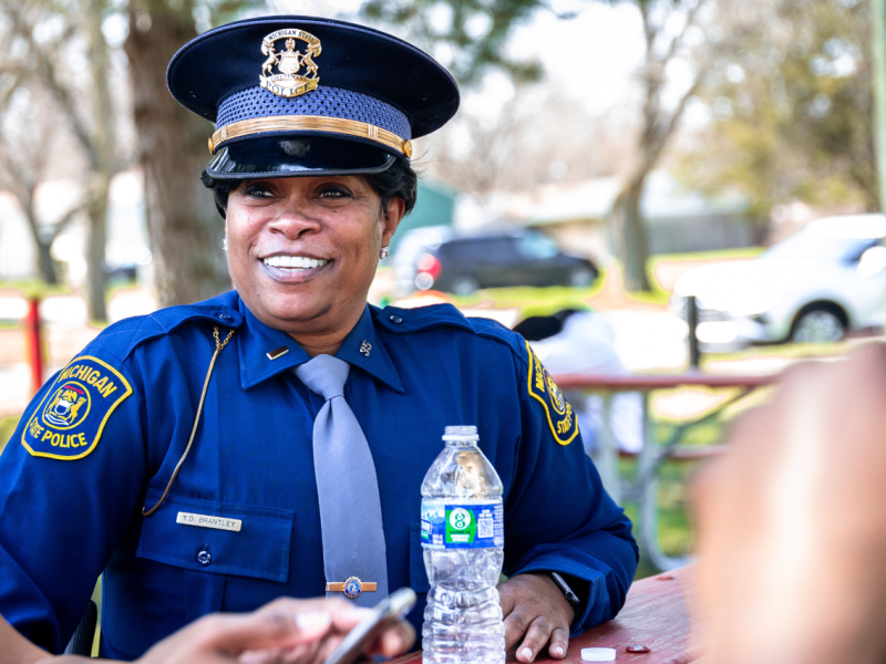 1st Lt. Yvonne Brantley talks serving the community and giving back.