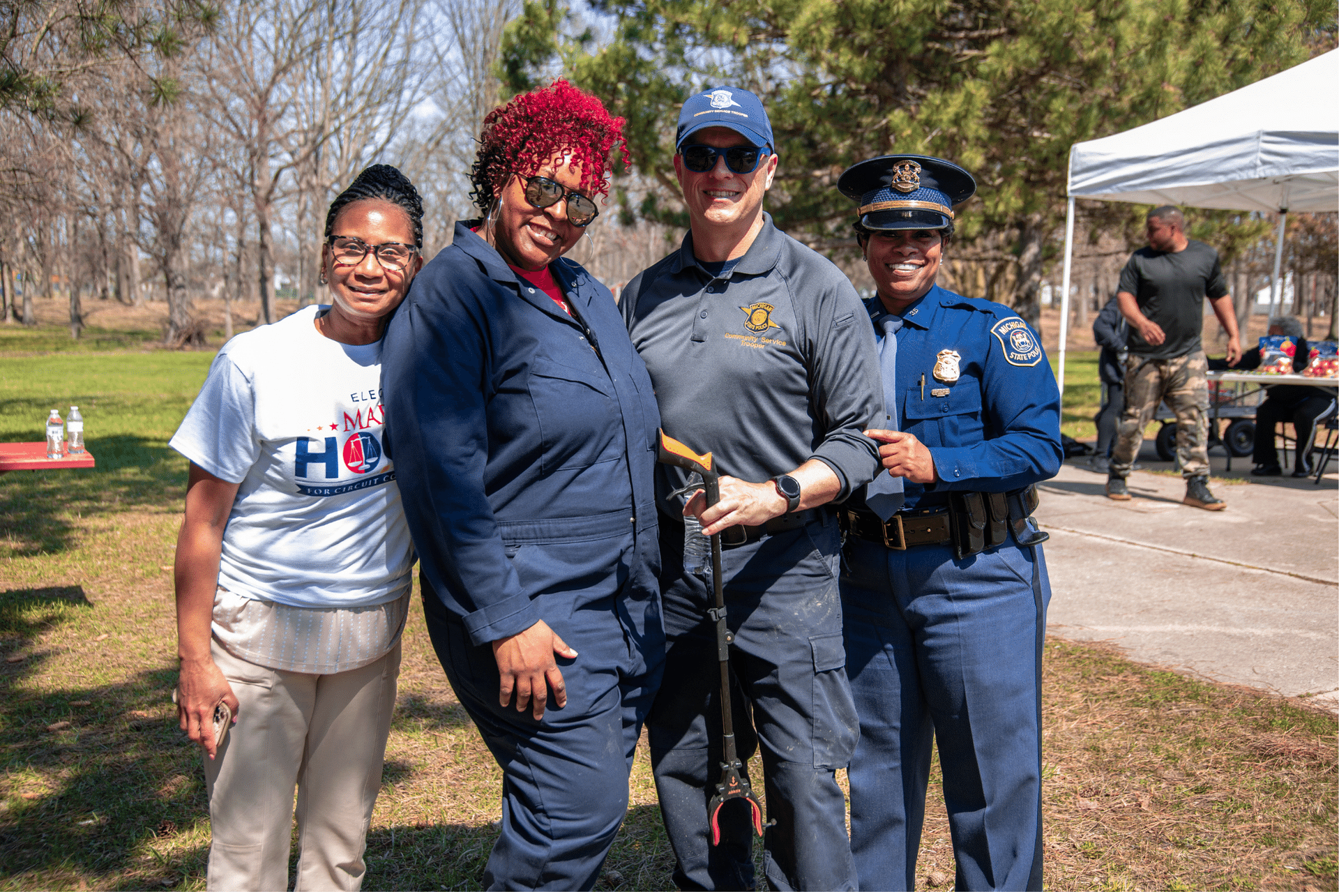 "We consider the citizens of our post area as partners. We all know we cannot do our job without the community.” - 1st Lt. Yvonne Brantley