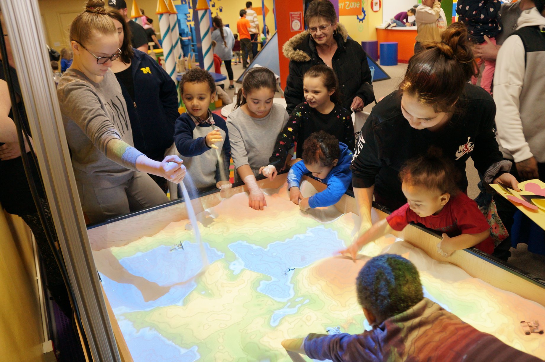 Children ages 2-10 can experience hands-on learning activities at Flint Children's Museum. 