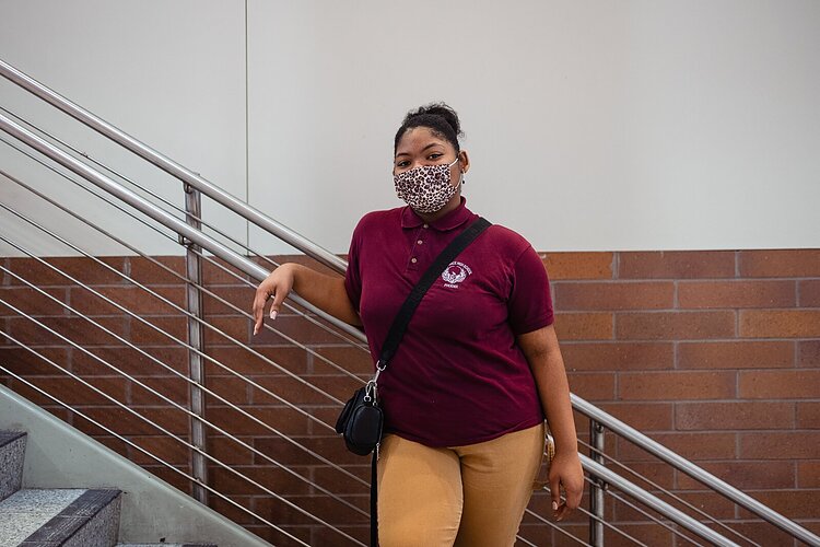 Student leader Faith Smith.