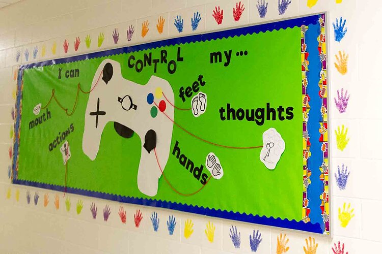 A poster at Kalamazoo's Northwood Elementary.