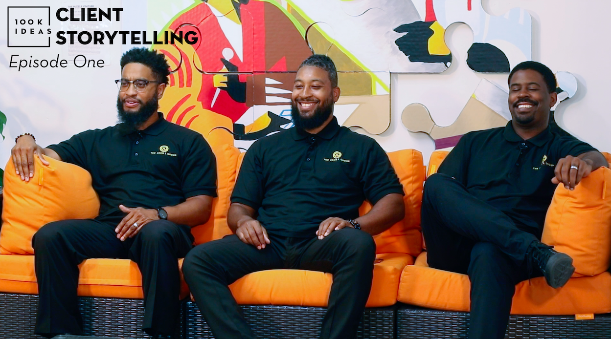 Antonio Brown (left), Jermaine Brown (middle), and Luther Brown (right) established their family business, The John L. Group, Inc., in 2019.