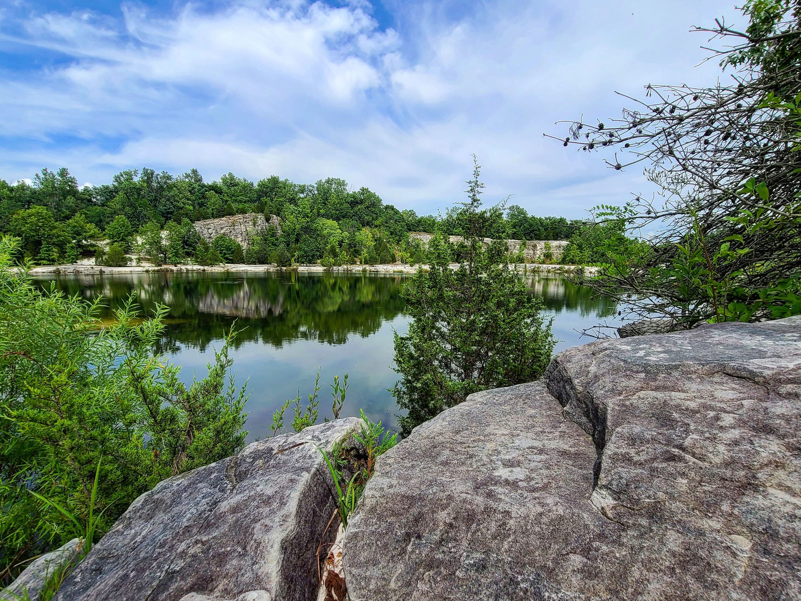 Lush greenery and calm rivers were some of the sights to view during Reel's walk.