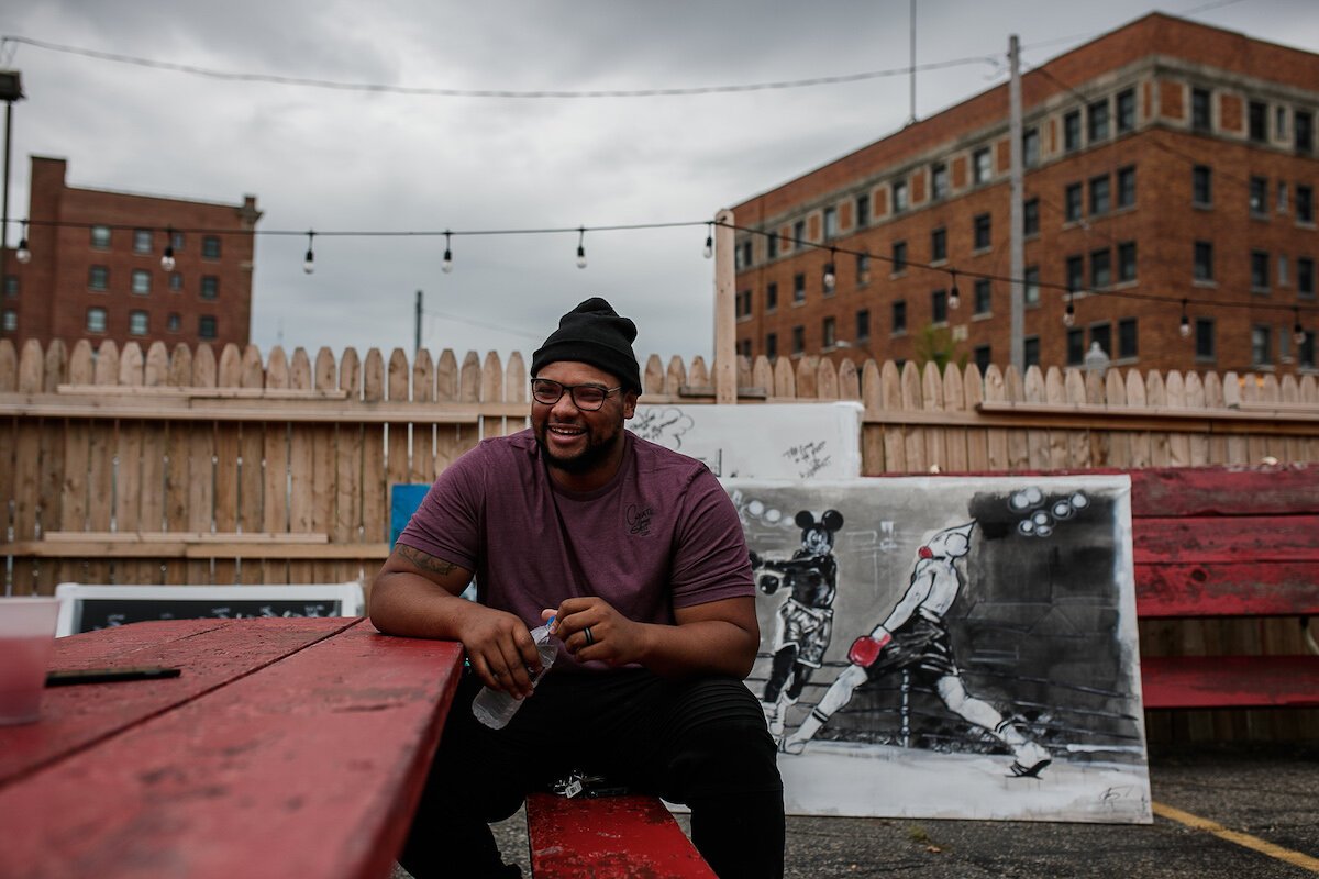 "So I was like if I’m going to do this (pursue a career as an artist), I’m going to do it now.” - Keyon Lovett