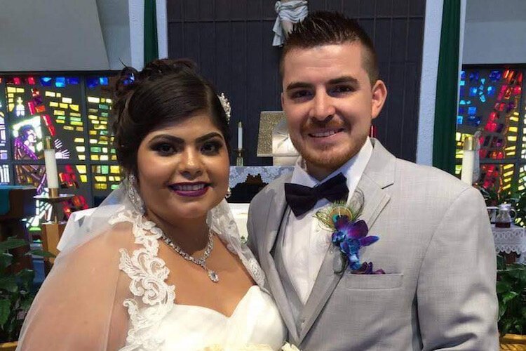 Horacio and Maleni Lopez-Padilla both hail originally from different parts of Mexico but fell in love here in Flint and have been married four years.