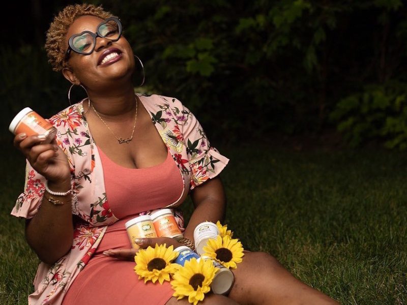 La'Asia Johnson, 25, has steeped herself in all-natural skin care, educating customers about natural ingredients and the magic that can happen when you mix them all together.