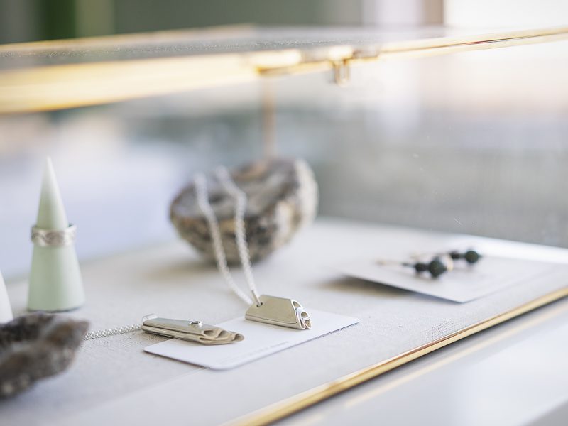 The Flint Trading Company opened in May, showcasing handcrafted art and jewelry.