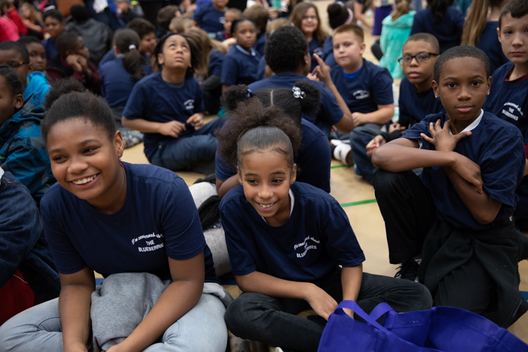 About 60 schools signed up to participate in the random acts of kindness campaign.