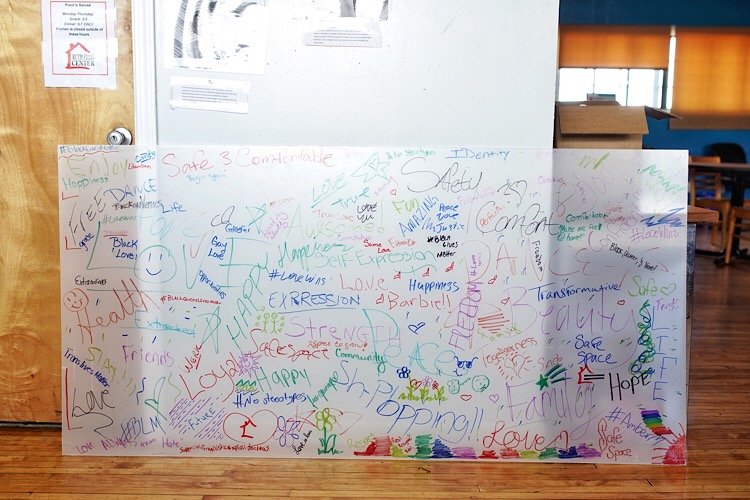 Youth at the Ruth Ellis Center wrote these descriptions of what the center means to them.