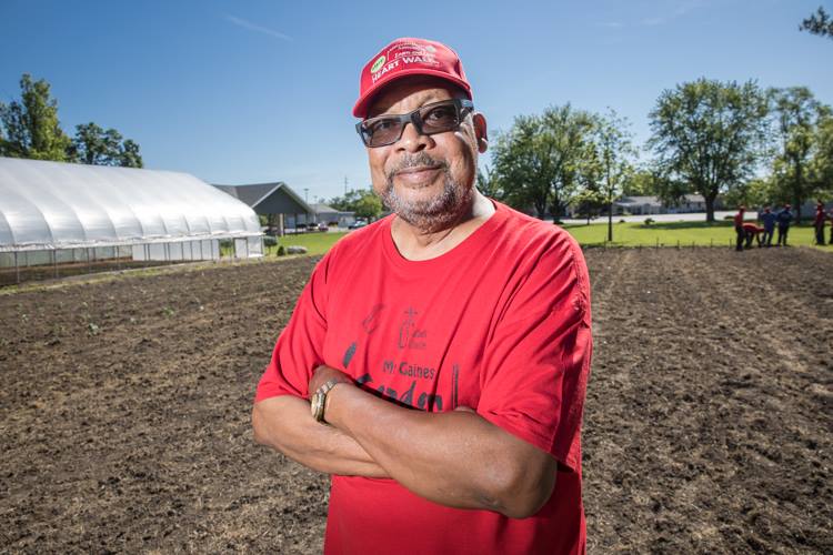Greg Gaines of Mr. Gaines Gardening Program PLUS is the first winner of the Ruth Mott Foundation Leadership Award.