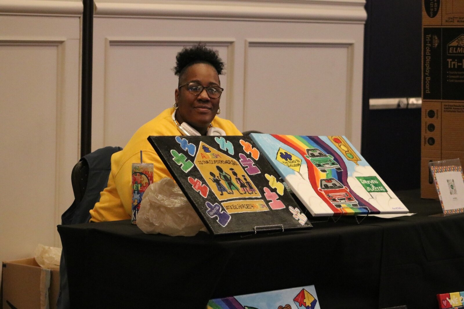 AAoM NAT Conference vendors include autistic artists and entrepreneurs.