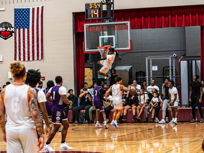 A mix of professional and amature basketball players put on an exciting show at the JaVale McGee 2024 Flint City Pro-Am.