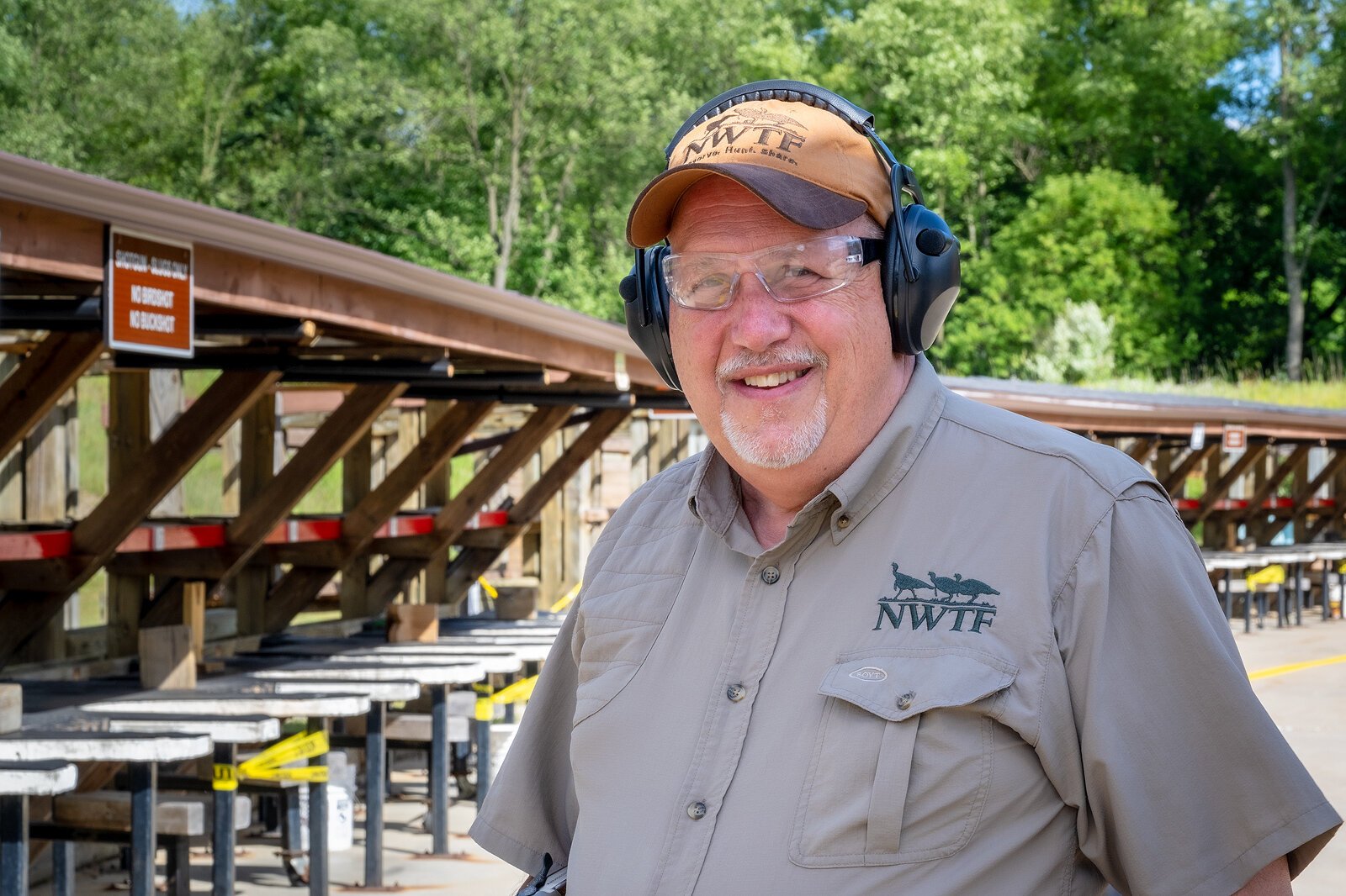 Steven Sharp at Rose Lake Shooting Range, Bath Twp, MI