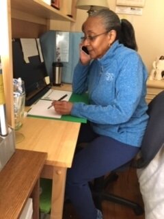 Teresa Coleman is a friendly reassurance caller for The Senior Alliance.