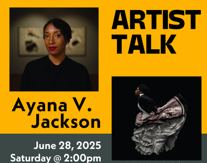 Contemporary photographer Ayana V. Jackson will lead an Artist Talk at MW Gallery in Flint on June 28, discussing her work that reimagines Black identity.