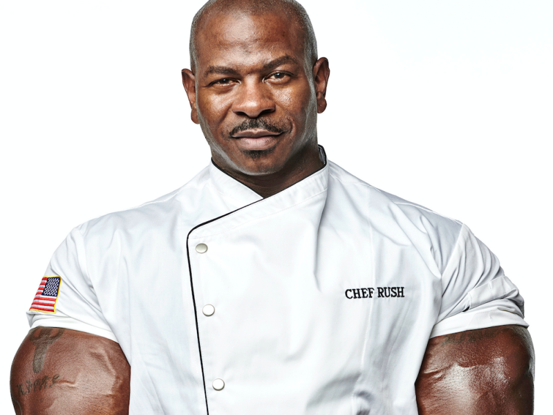 Mott Community College’s Distinguished Chef Series returns April 2-3 with celebrity chef and Army veteran Andre Rush.