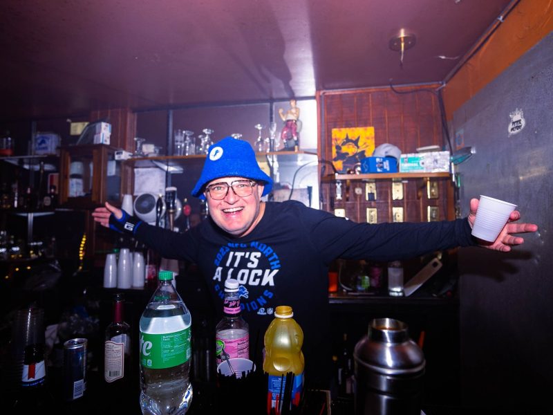 The Loft's owner, Rodney Ott, was all smiles on Saturday, Jan. 18, 2025, the bar's final night after 22 years.