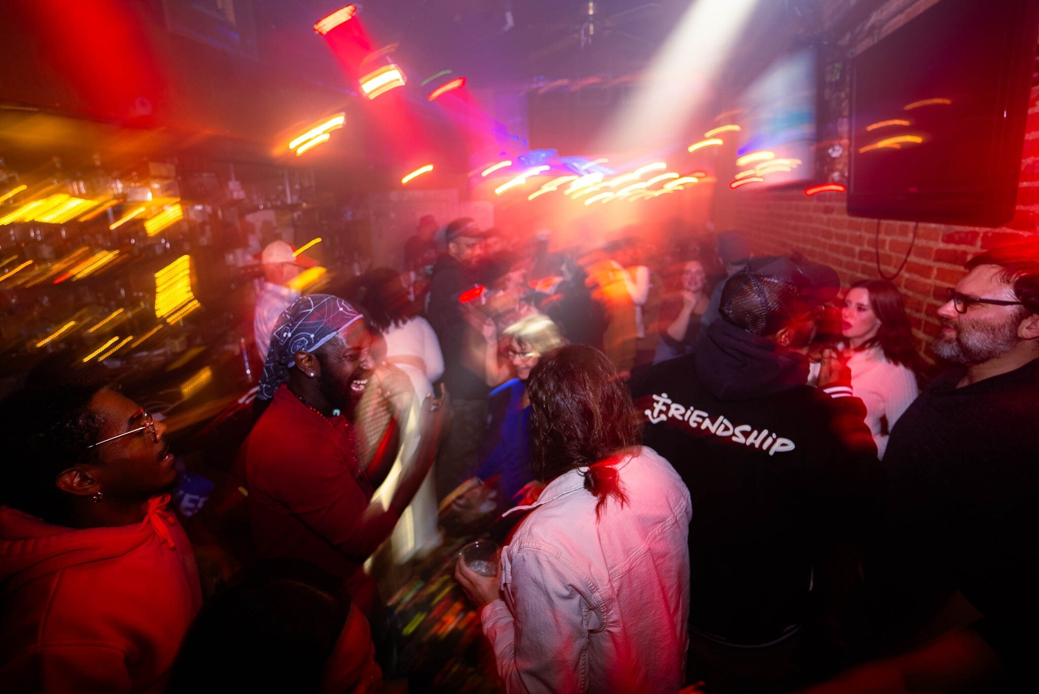 Partygoers fill The Loft in downtown Flint one last time on Saturday, Jan. 18, 2025.