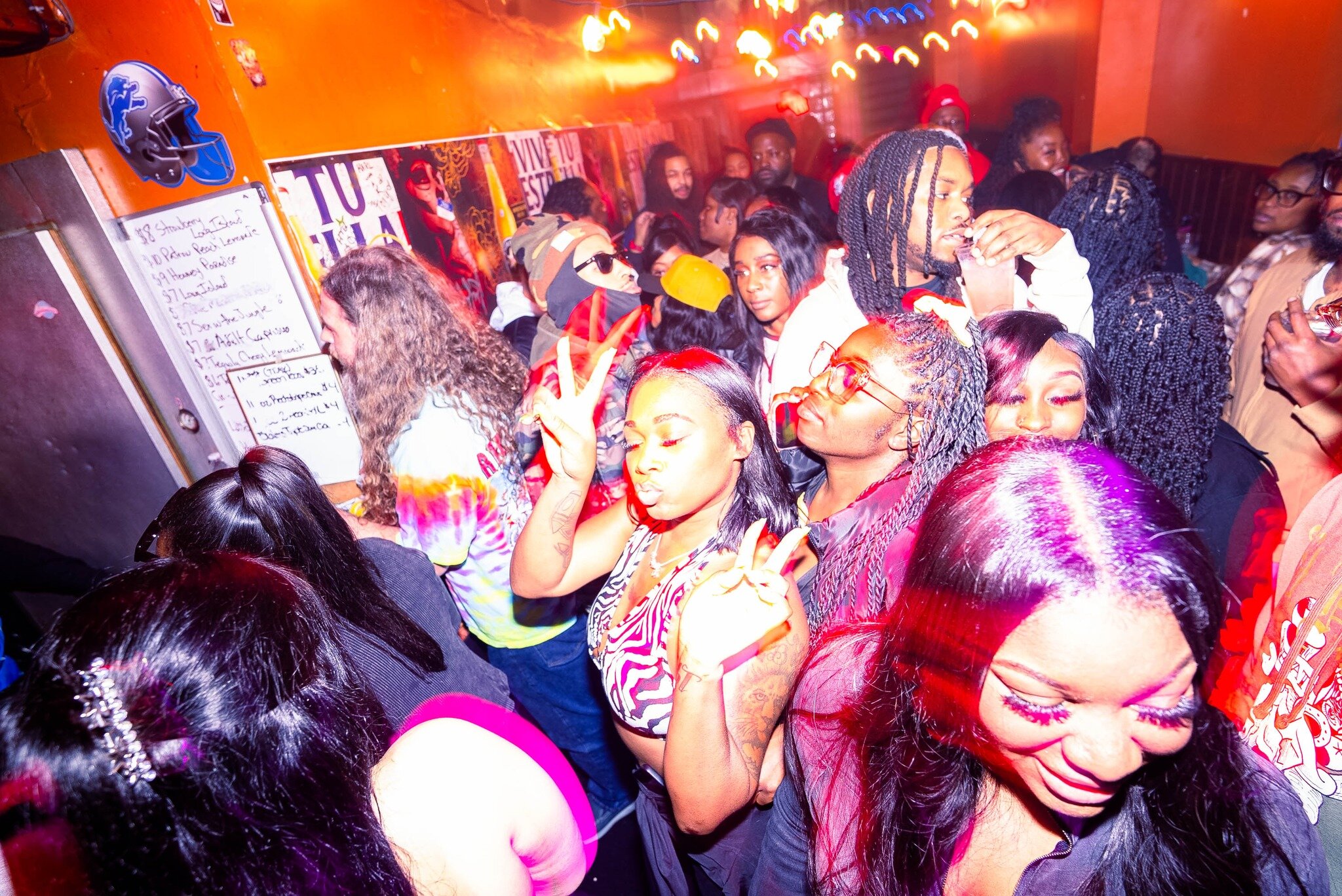 Partygoers fill The Loft in downtown Flint one last time on Saturday, Jan. 18, 2025.