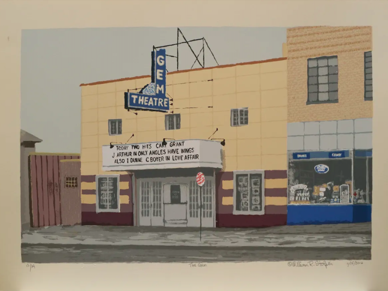 William R. Stolpin, American, 1942 - 2017. The Gem, 2016. 15 1/16 × 21 13/16 in. (38.3 × 55.4 cm), Image: 12 × 19 in. (30.5 × 48.3 cm). Gift of Mr. and Mrs. William R. Stolpin. 2017.364.