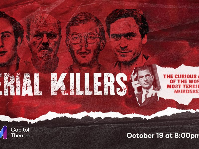 Criminologist, author, and serial killer expert Dr. Scott Bonn brings his educational and entertaining 'Serial Killers' show to the FIM Capitol Theatre on Saturday, Oct. 19, 2024.