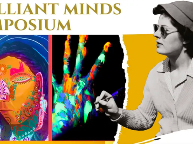 The Flint Institute of Arts will host the 'Brilliant Minds Symposium' workshop on Saturday, September 14, from 9:30 a.m. to 5:00 p.m. in the FIA’s Isabell Hall.