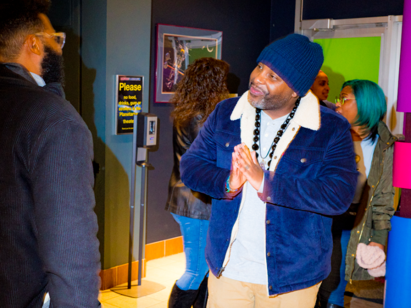 Flint-born music artist and producer Jon Connor held the listening party for his newest album "III" at Longway Planetarium in Flint on Wednesday, Jan. 24, 2024.
