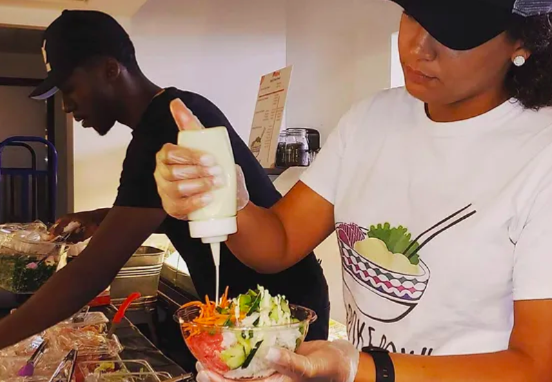 Now open for business, The Poke Bowl brings fresh food options with a flavorful twist to Flint's downtown area.