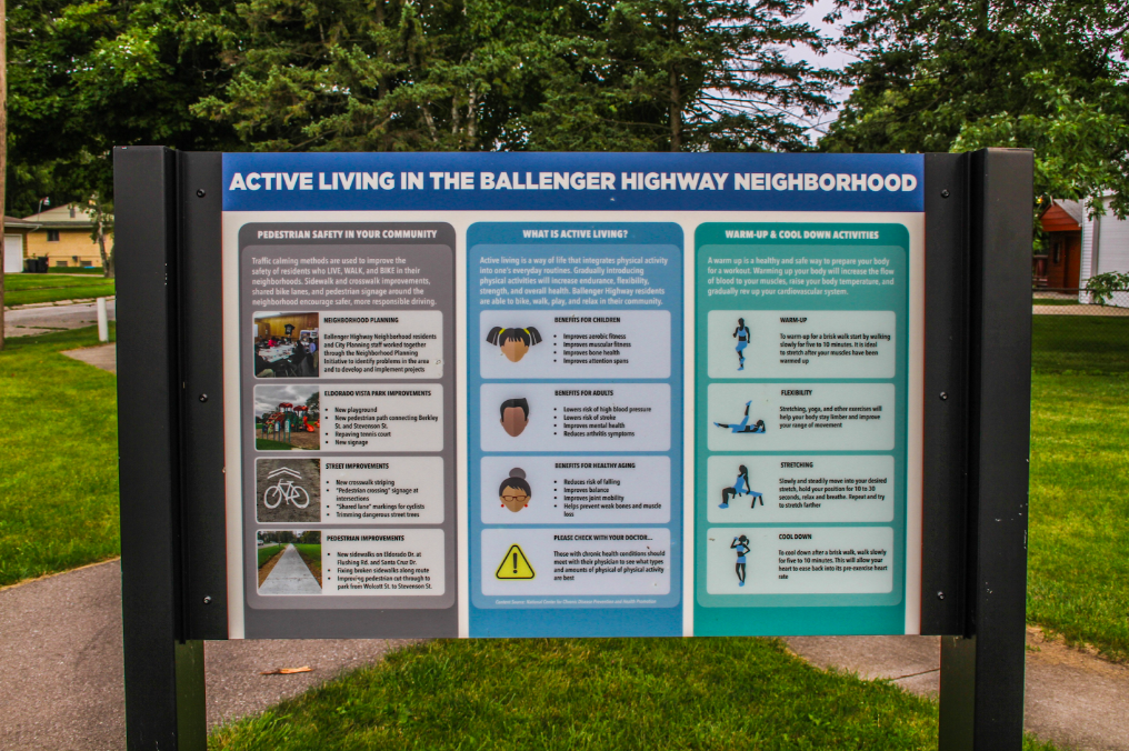 The Ballenger Hwy Neighborhood encourages residents to live an active lifestyle. (Xzavier Simon | Flintside)