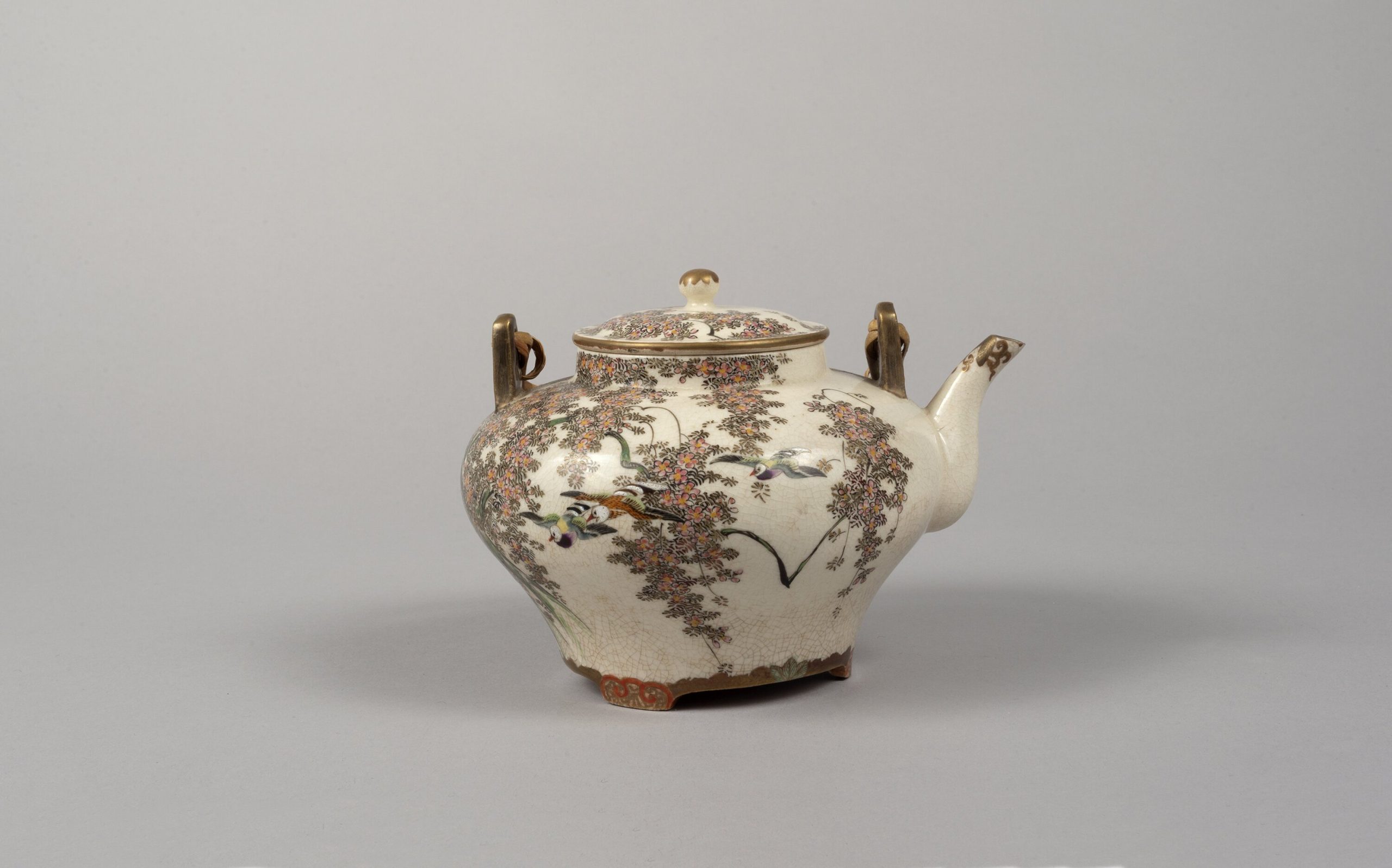 Japanese Teapot. 19th century. Ceramic. Gift of Miss Angelina Simonson. 1935.2.