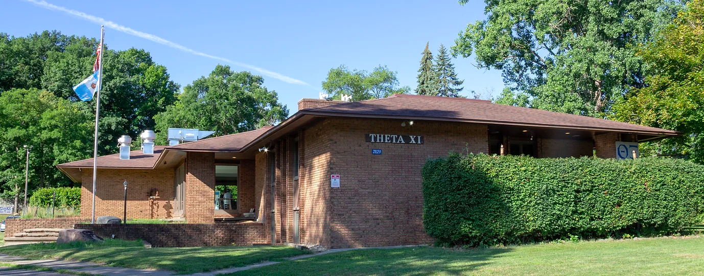The home base for Kettering University's Theta Xi Fraternity, located in Flint.