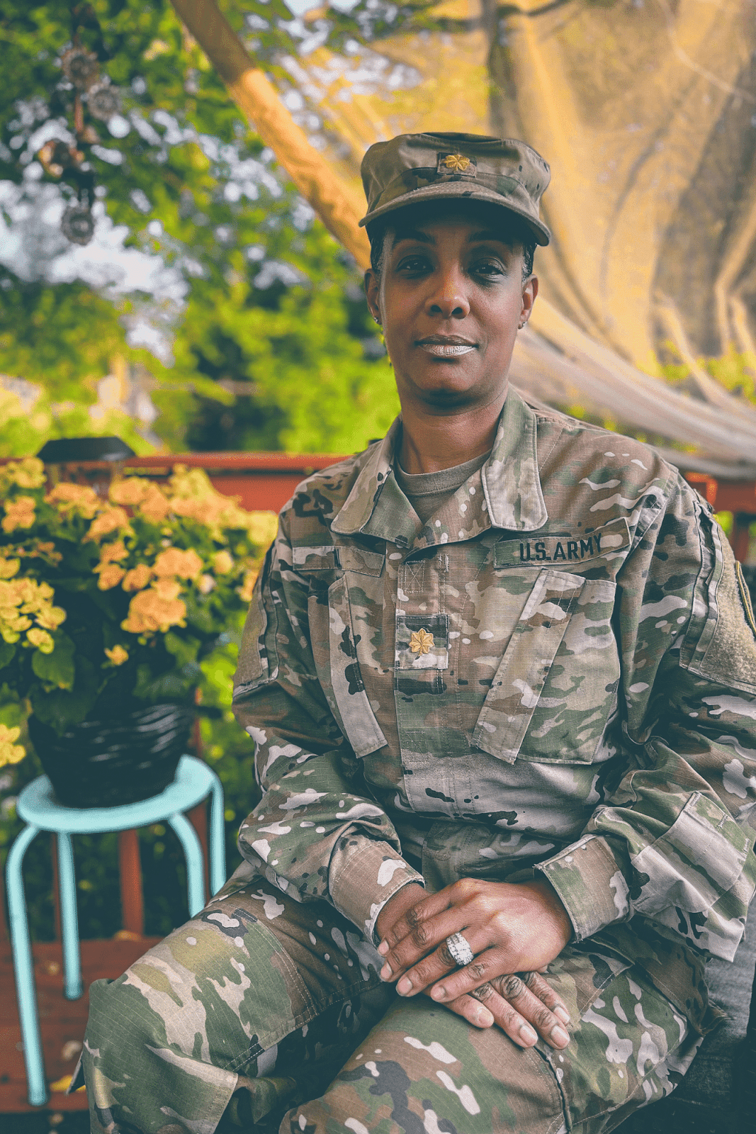 Major Michelle D. Hill.
