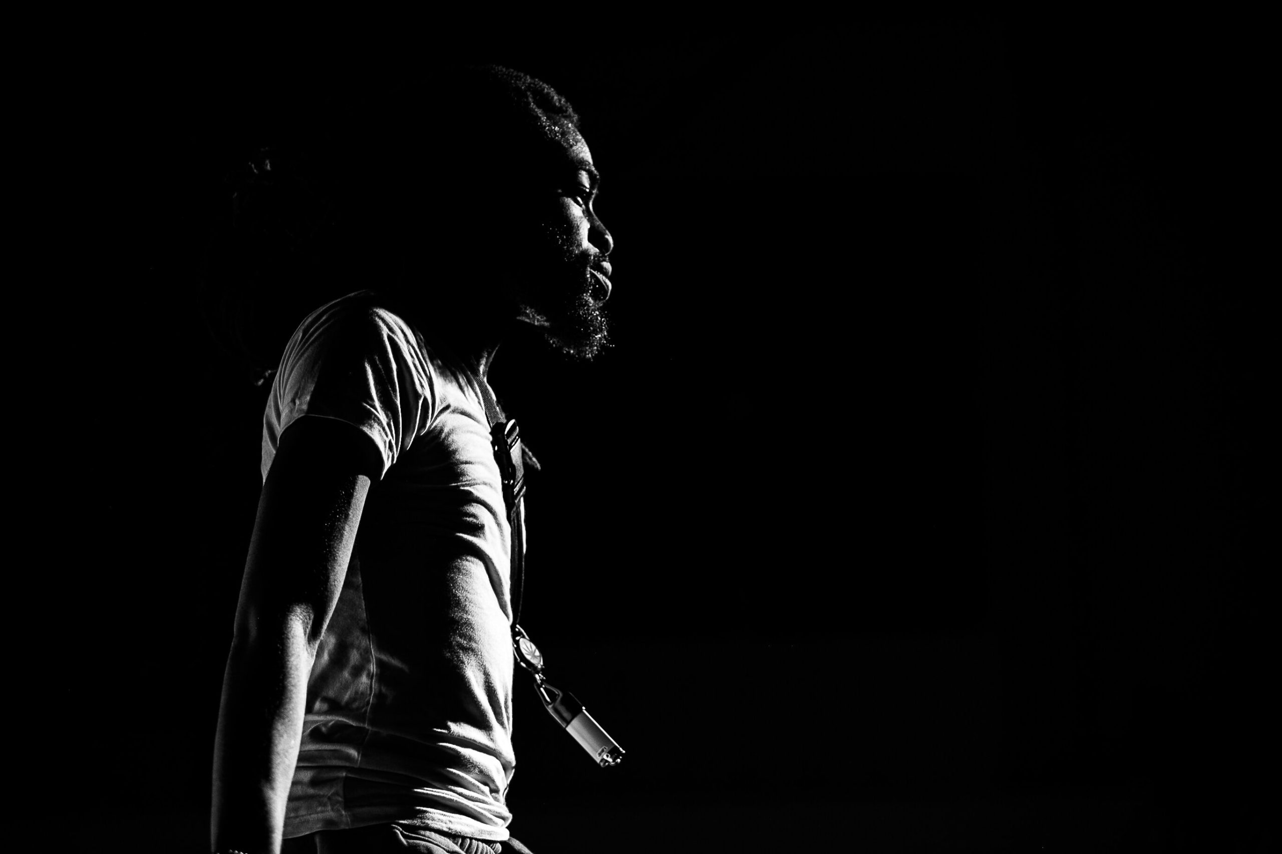 Flint artist Cameron Tyler performs during Glizzy Fest on Saturday, August 6, 2022 in Buckham Alley, downtown Flint. (Jenifer Veloso | Flintside.com)
