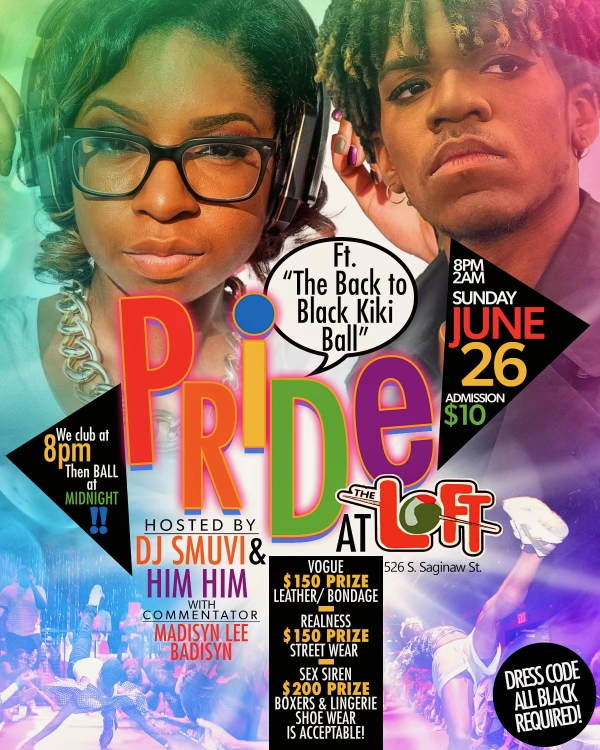 "With us bringing a strong network of ballroom back to Flint, we are able to shine more light on our city." - HimHim