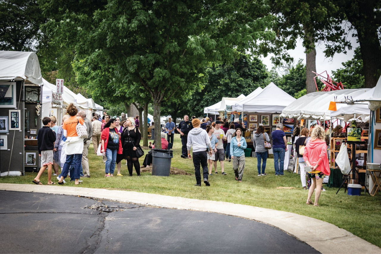 Patrons will be dazzled by music, art, food, and numerous vendors at the 55th annual Flint Art Fair.