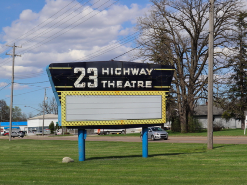 The US-23 Digital Drive-In is located at 5200 Fenton Rd. in Flint and will be open every day of the week from now until Labor Day.