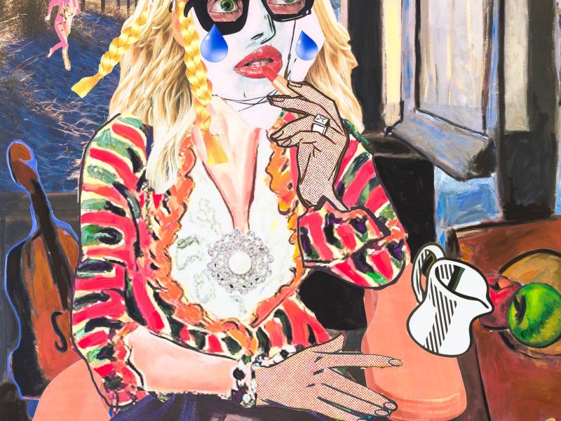 Allison Zuckerman, American, born 1990, Restless Muse, 2018, Painting, 108 x 85 1/2 in.