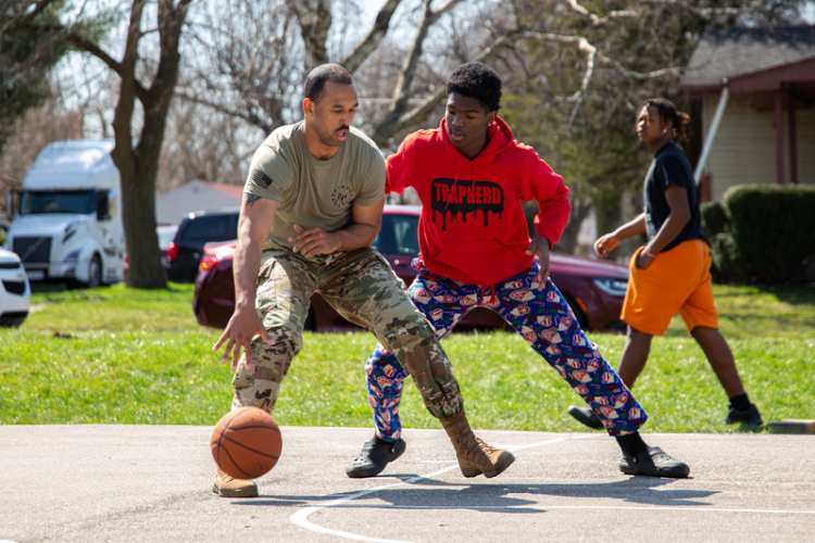 “I’m out here connecting and helping keep this area clean. The Guard is all about community service and serving where you live." - Kevin Graydon