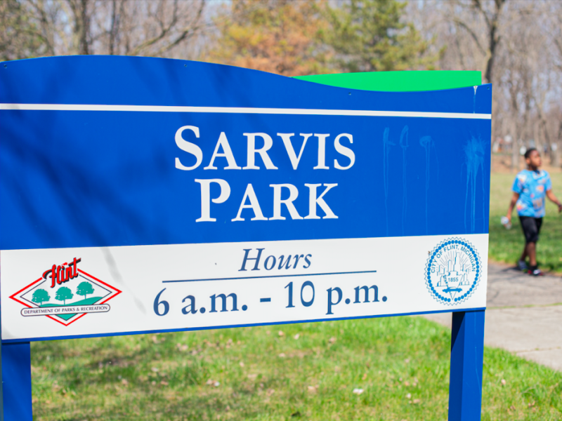 Sarvis Park, formerly known as Wassena Park, sits at 11.6 acres on Flint's Northside nestled between Clio Rd., Cooper Ave., Winona St., and West Myrtle Ave.