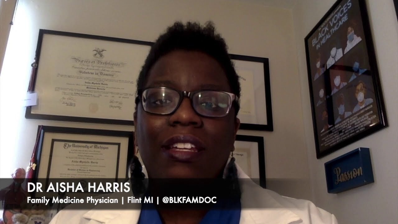 In addition to her podcast episodes, Dr. Harris also updates content on BLK FAM DOC's YouTube channel. 