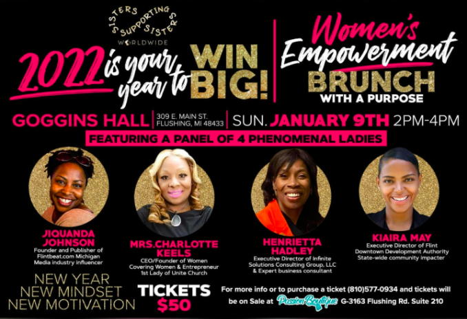 A panel of professional Black businesswomen was featured at the 'Women's Empowerment Brunch' in January, courtesy of Thompson's Sisters Supporting Sisters Worldwide organization.