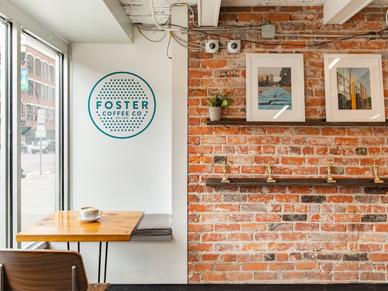 Foster Coffee Company is located inside The Ferris Building at 615 S. Saginaw St. in downtown Flint.
