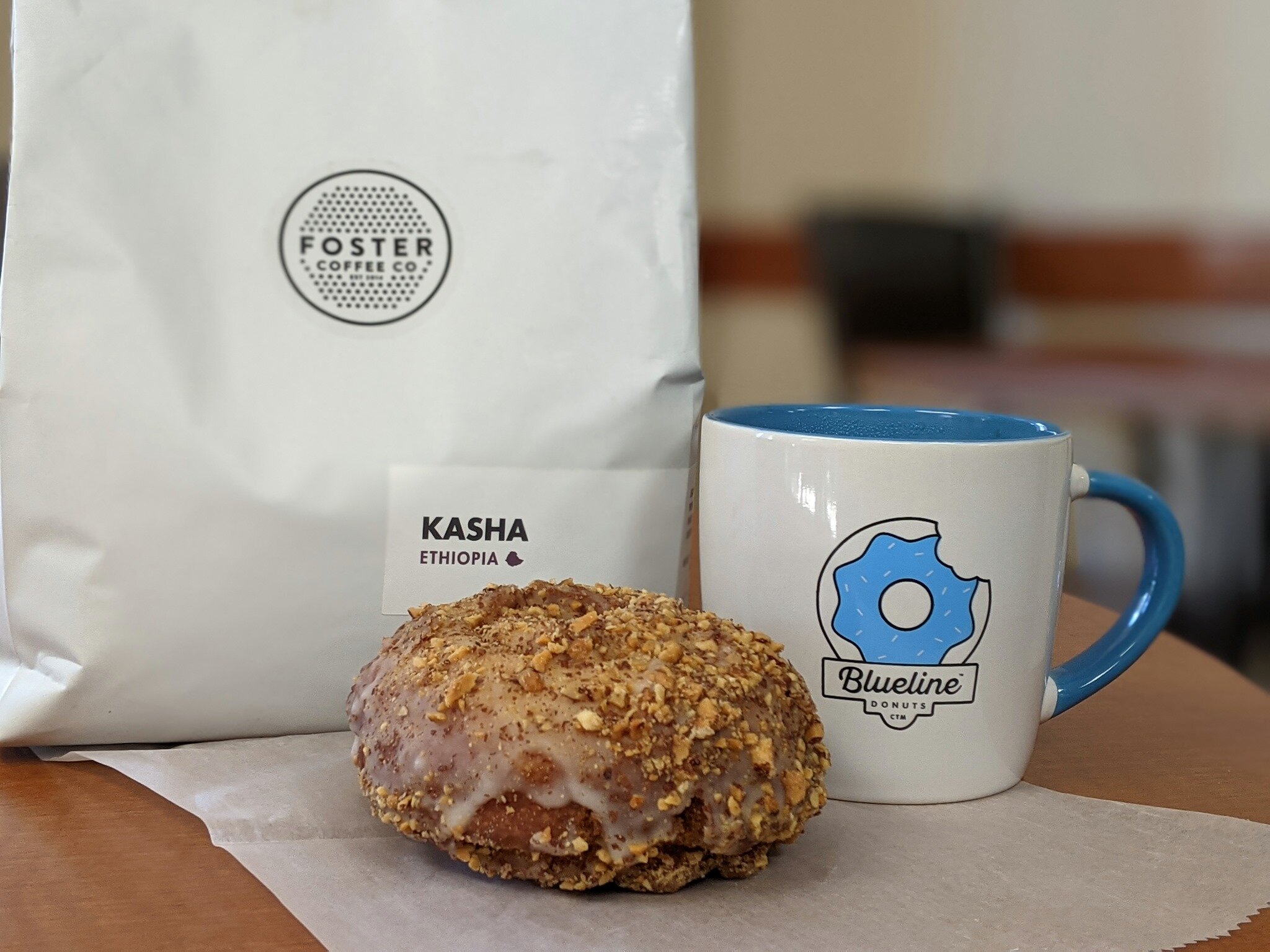 Blueline's wholesale products can also be found at Foster Coffee Co.