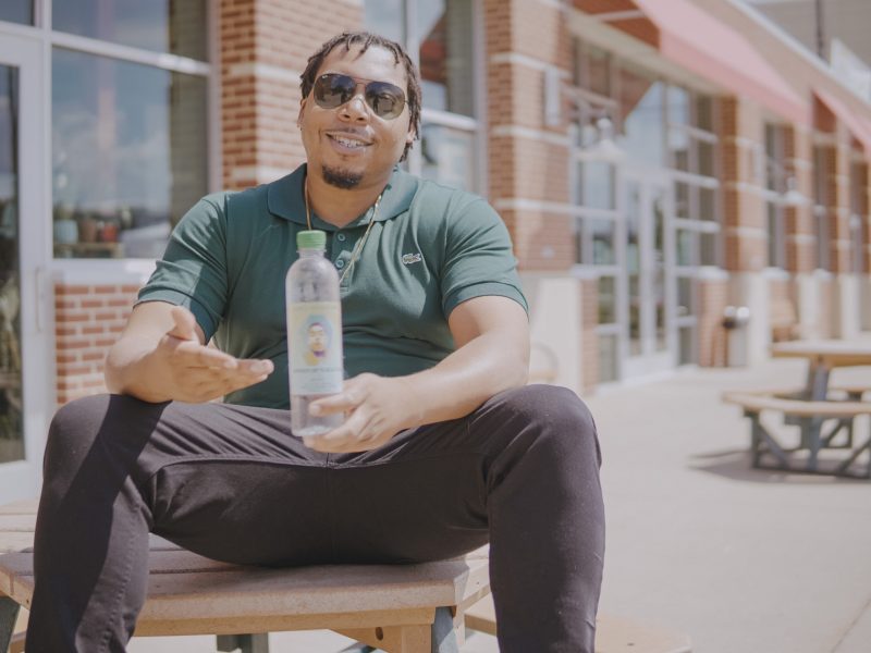 Alex Love created Garden of Youth water in response to the ongoing Flint Water Crisis and the desire to give Flint residents clean water.