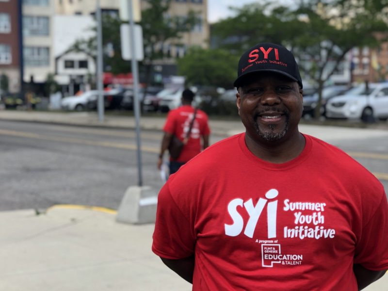 James Avery, program director of Education & Talent at Flint & Genesee Group, oversees the Summer Youth Initiative.