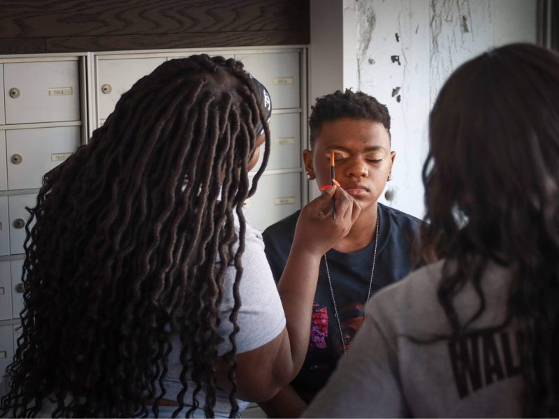 There is no drama or negativity, just a wide range of community photographers, restaurants, clothing lines, makeup artists, organizations, and volunteers showering each other and every student and family with love and support.