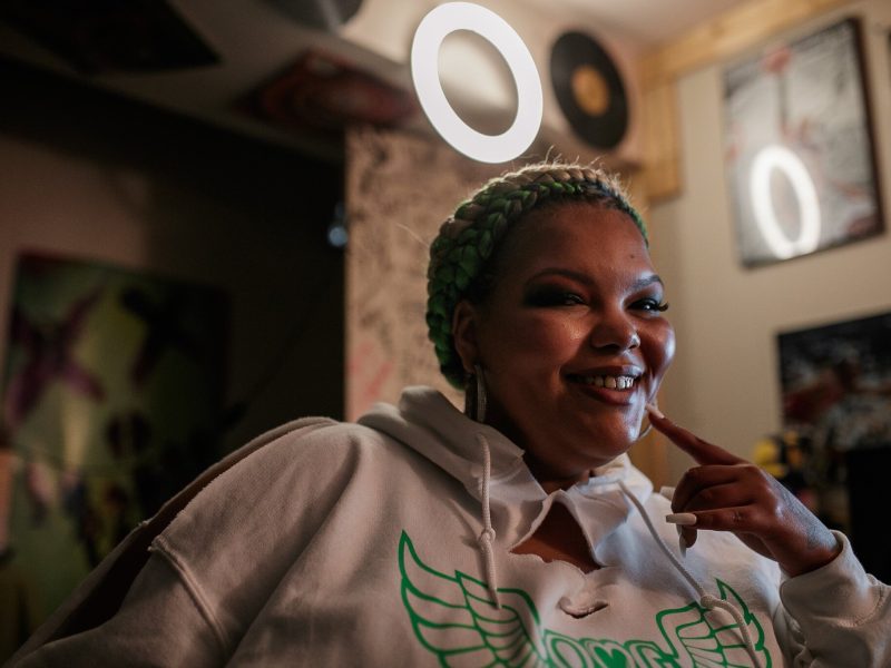 B Smok3zz has burst onto the scene, in her words, “swinging” and bringing “flame to the booth.”