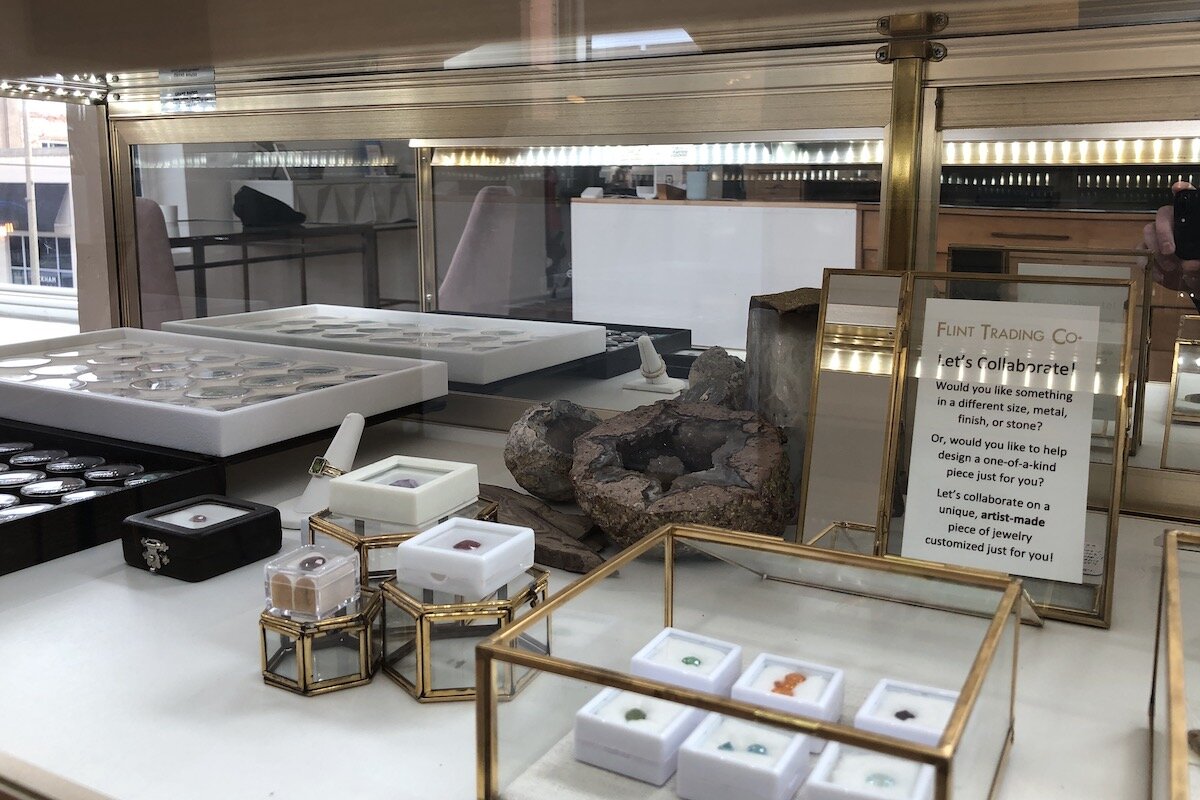 Customers' stories play a big role in McAdow's custom jewelry creations.