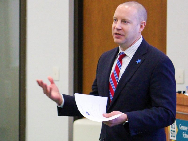 Steve Tunnicliff was named superintendent of the Genesee Intermediate School District earlier this year.